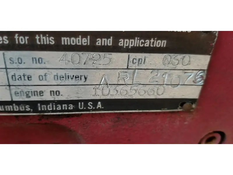 CUMMINS VT635-F