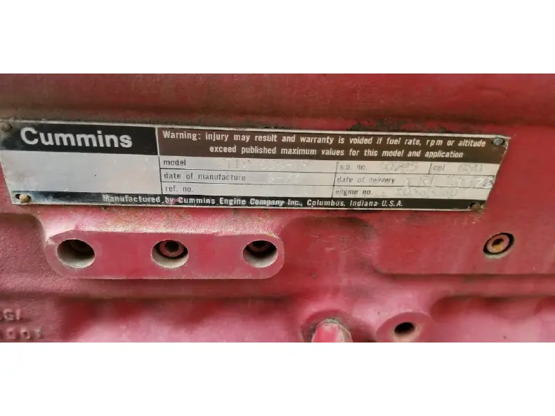 CUMMINS VT635-F