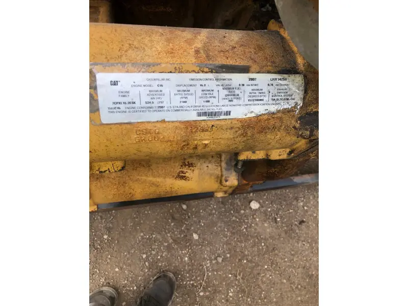 2007 CATERPILLAR C15 ENGINE FOR 740 TRUCK