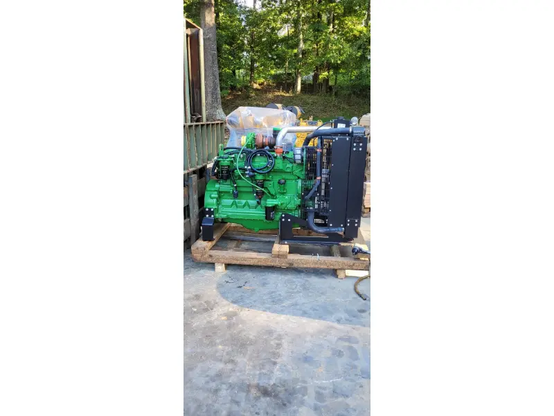JOHN DEERE 6068T REMAN POWER UNIT WITH RADIATOR NO ECM