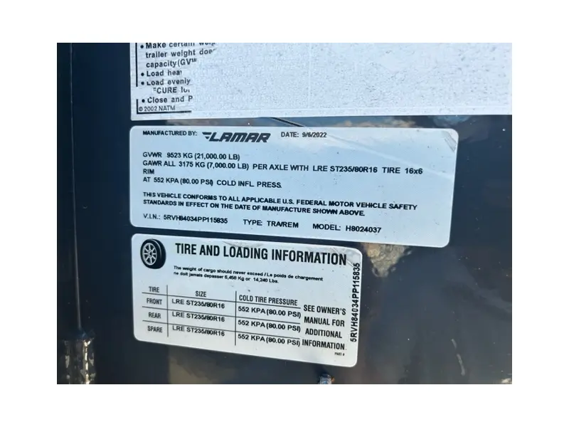 2023 LAMAR GOOSENECK