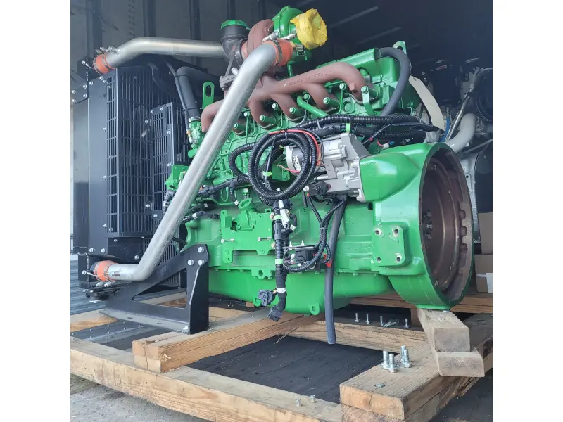 JOHN DEERE 6068T REMAN POWER UNIT WITH RADIATOR NO ECM