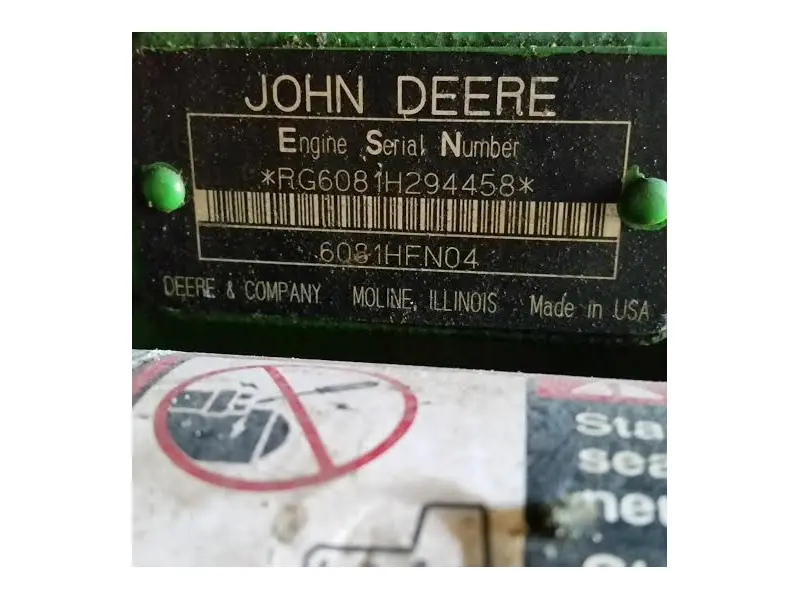 JOHN DEERE 6081 NATURAL GAS