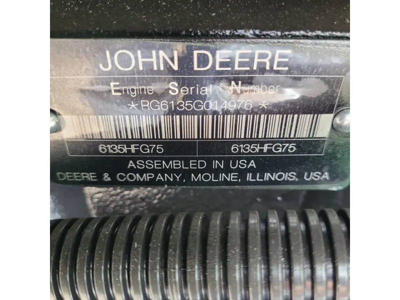 2022 JOHN DEERE 6135HFG75