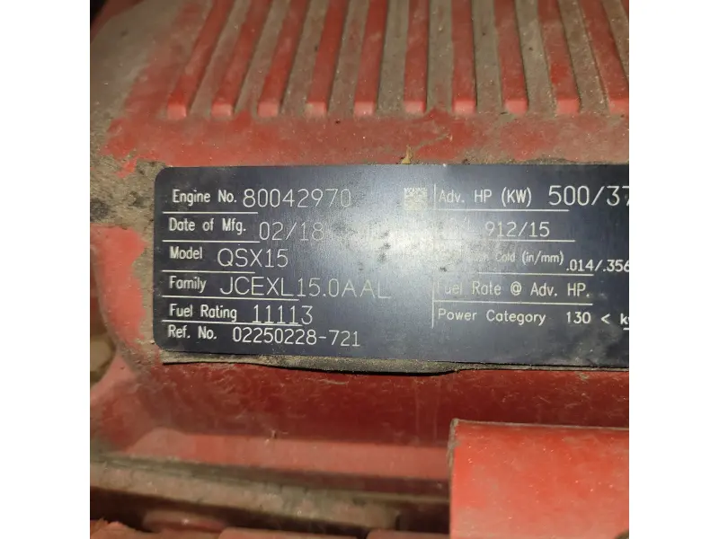 2018 CUMMINS QSX15