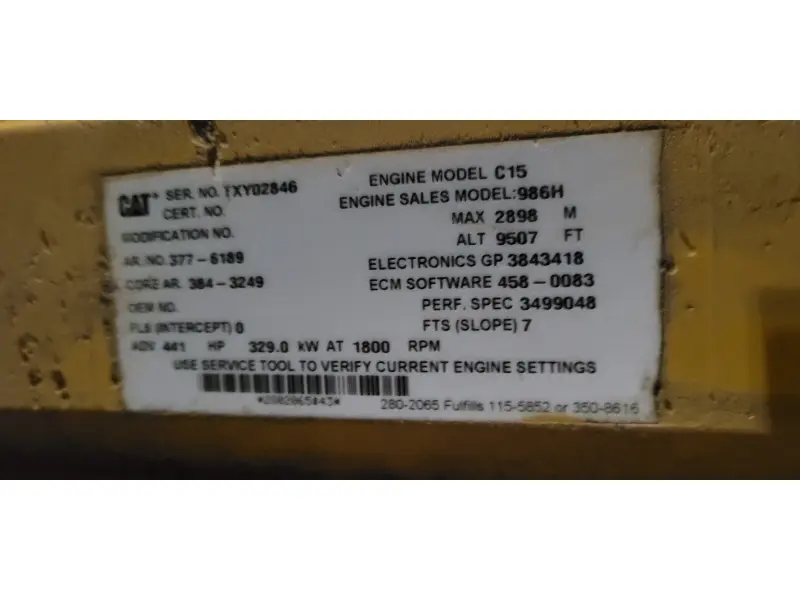 2007 CATERPILLAR C15