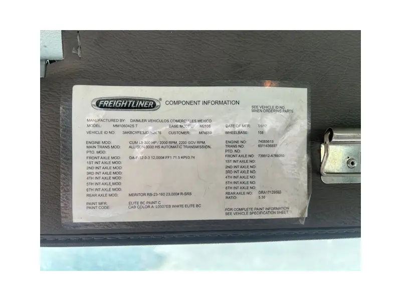 2018 FREIGHTLINER BUSINESS CLASS M2