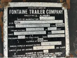 1993 FONTAINE 45' FLATBED